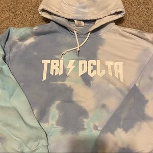 TRI DELTA tie dye hoodie!